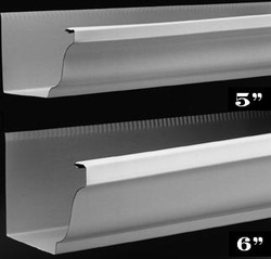 5-inch and 6-inch gutters